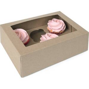 Papierové škatule na muffiny a cupcakes
