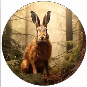 Jedlý papierový zajac v lese 19,5 cm - Pictu Hap