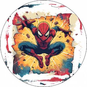 Jedlý papír Spider-Man v akci 19,5 cm - Pictu Hap