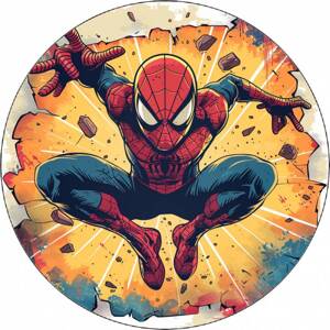 Jedlý papír skákající Spider-Man 19,5 cm - Pictu Hap