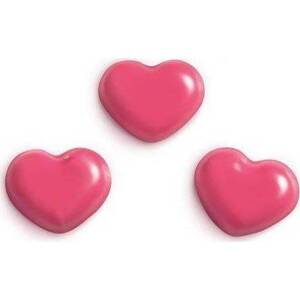 Čokoládová dekorácia Srdce ružové (20 ks) - dortis
