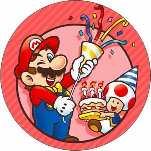 Jedlý papier Super Mario party 19,5 cm - Pictu Hap