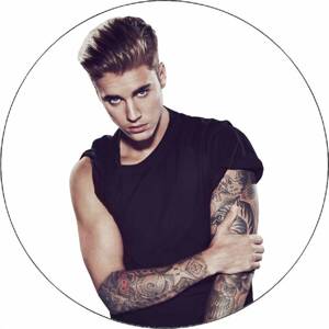 Jedlý papier Justin Bieber 19,5 cm - Pictu Hap
