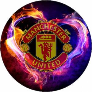 Jedlý papier Manchester United logo 19,5 cm - Pictu Hap