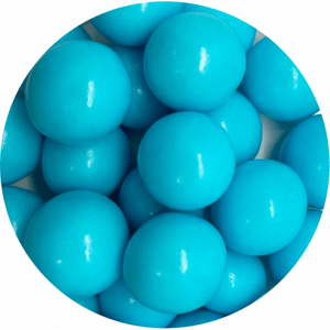 Čokoládové perly velké 1,5cm modré - 200g - Dekor Pol