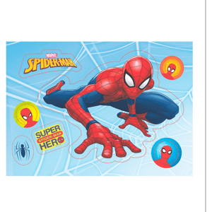 Tortový papier Spiderman 21x14,8cm - Dekora