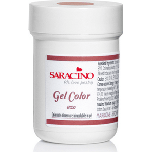 Gélová farba hnedá 30g - Saracino