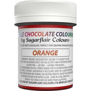 Čokoláda pomaranč 35g - Sugarflair
