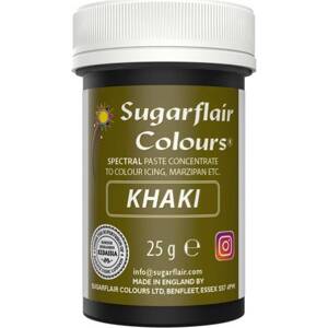 Gélová farba khaki 25g - Sugarflair