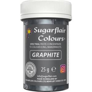 Gélová farba grafitová 25 g - Sugarflair