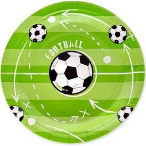 Papierový tanier futbalový 18cm 6ks - Party Pal