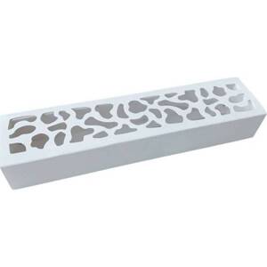Krabička na makrónky biela so zdobeným okienkom 25,8 x 6 x 4 cm (na 10 kusov) - dortis