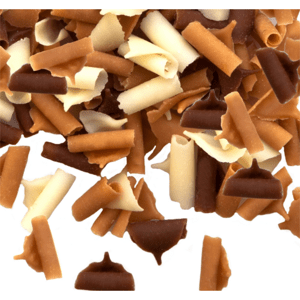 Čokoládové hobliny TRIO (4 kg) - dortis