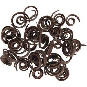 Čokoládová dekorácia Frizz spirals tmavá (1,2 kg) - dortis