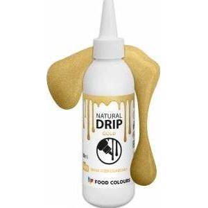 Potravinárske farby Prírodná čokoládová poleva Drip Gold (100 g) - dortis