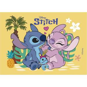 Fondánový plát na tortu Lilo a Stitch 21x14,8 cm - Dekora