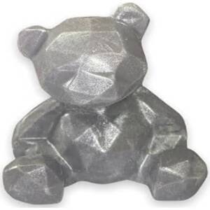 Čokoládová figúrka strieborný medveď - K Decor