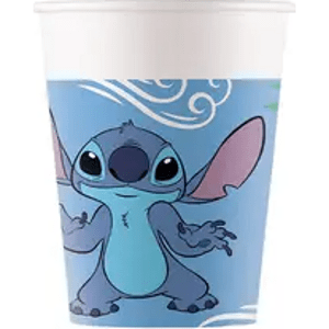 Papierové poháre Stitch 8 ks 200 ml - Procos