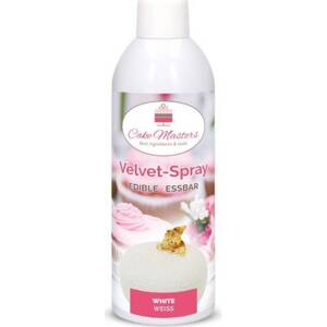 Zamatový sprej biely, 400g - Cake Masters