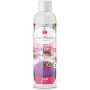 Zamatový sprej fialový, 250g - Cake Masters