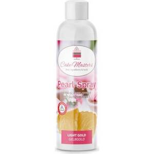 Farba v spreji perleťová 100ml, svetlo zlatá - Cake Masters