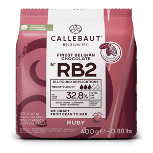 Čokoláda rubínová RB2 0,4kg 32,8 % - Callebaut