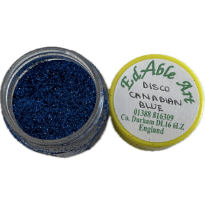 Třpyt dekorační disco Canadian Blue - Edable Art