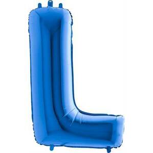 Nafukovací balónik písmeno L modré 102 cm