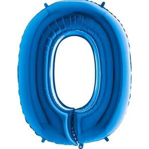 Nafukovací balónik písmeno O modré 102 cm