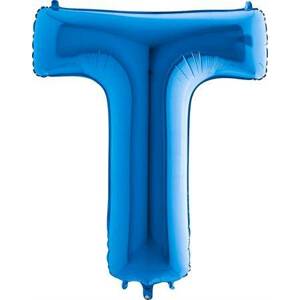 Nafukovací balónik písmeno T modré 102 cm - Grabo