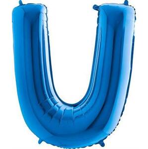 Nafukovací balónik písmeno U modré 102 cm