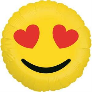 Nafukovací balónik emoji love 46 cm