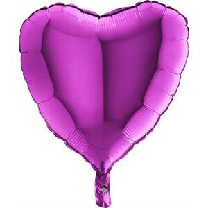 Nafukovací balónik fialové srdce 46 cm