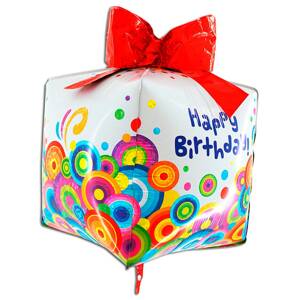 Nafukovací balónik narodeninový darček 4D 76 cm - Grabo