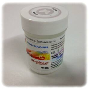 Gélová farba (White) biela 35 g - Food Colours