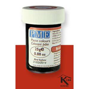 PME gélová farba – tehlovo červená - PME