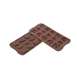 Silikónová forma na čokoládu – gombíčky - Silikomart