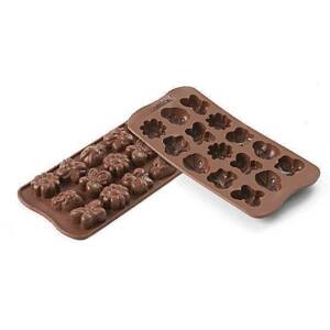 Silikónová forma na čokoládu – jarná záhrada - Silikomart