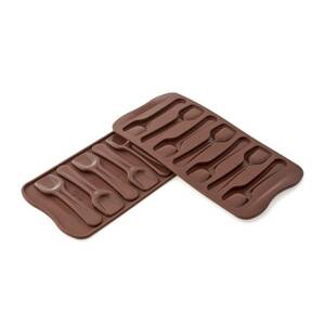 Silikónová forma na čokoládu – lyžičky - Silikomart