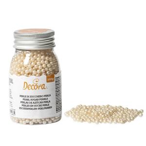 Cukrové ozdoby perličky perleťové 4 mm 100 g