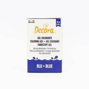Gélová farba modrá 28 g - Decora