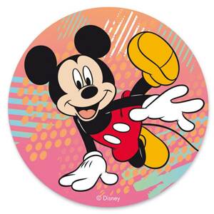 Jedlý papier myšiak Mickey break dance 20 cm - Dekora