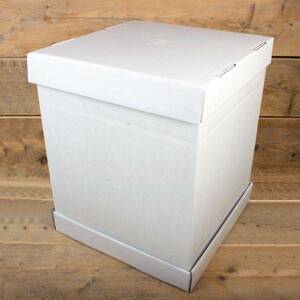 Tortová škatuľa na poschodovú tortu pevná 37 x 37 x 45 cm - FunCakes
