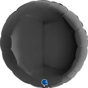 Nafukovací balónik okrúhly 91 cm čierny - Grabo