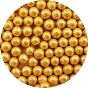 Cukrové perly zlaté veľké (50 g) AMO43 dortis - dortis