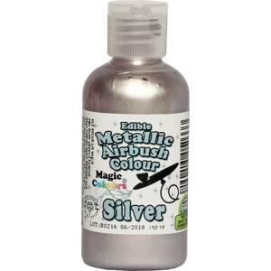 Airbrush barva perleťová Magic Colours (55 ml) Silver