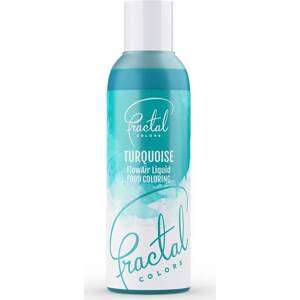 Airbrush barva tekutá Fractal - Turquoise (100 ml) - dortis