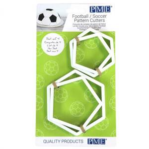 Vykrajovačky na futbalovú loptu rôzne veľkosti 4 ks - PME