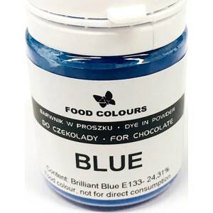 Prášková barva do čokolády Food Colours Blue (20 g)