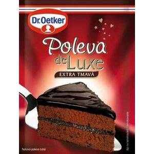 Dr. Oetker Poleva de Luxe extra tmavá (100 g) DO0048 dortis